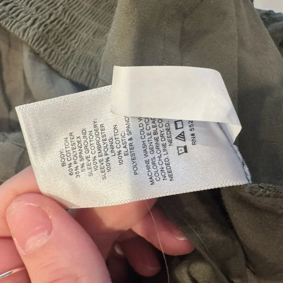 Express Green crop Top small - Picture 4 of 4